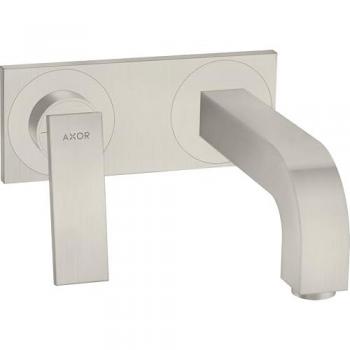 Fertigmontageset AXOR Citterio UP‑Einhebel‑Waschtischmischer, 220 mm – Edelstahloptik