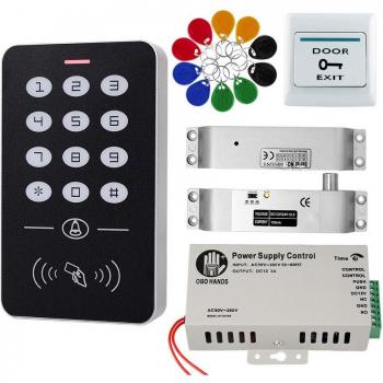 180KG Magnetic Lock RFID Access Control System for Glass Door