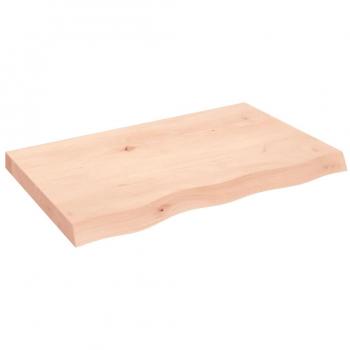 VidaXL Solid Wood Oak Wall Shelf 80x50x(2-6) cm