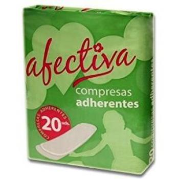 Afectiva-Compresas Normales Afectiva Normal Adherente (20 uds)
