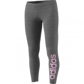 Adidas Damen W E LIN Tight Strumpfhose (1/1) Dark Grey Heather/True Pink L