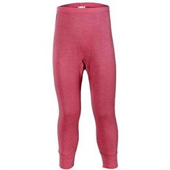 Living Crafts Kinderlange Unterhose, Wolle-Seide, Größe 128, pink