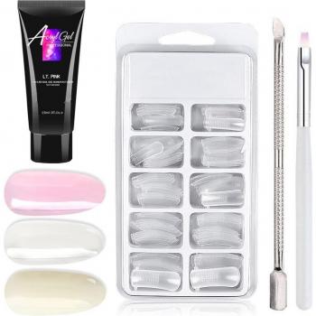 Set de Extensión de Uñas con Gel UV