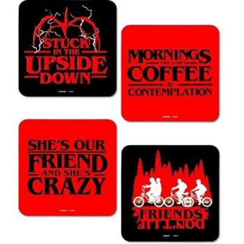 Stranger Things Vintage-Inspirierte Untersetzer