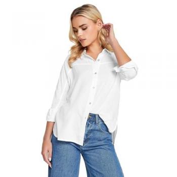 PixieGirl Petite weiße Viskose-Oberbekleidung für Frauen (EU 42, UK 14P)