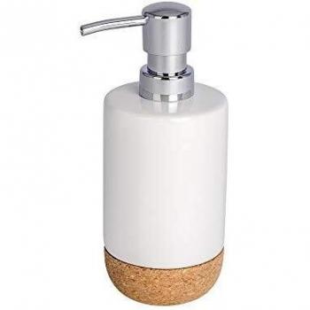 Distributeur de savon blanc 7.5 x 18.5 x 8.5 cm
