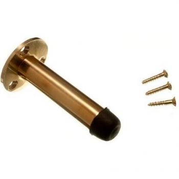 Polished Brass Pillar Type Door Stop, 75mm (Pack of 25)