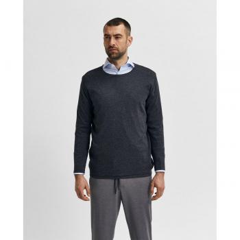 Selected Homme Pullover Rome 16079774 Grau Regular Fit S Herren