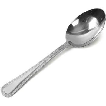 Genware Bead-Cutlery Stainless Steel Soup Spoons