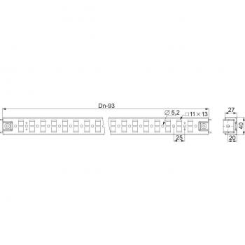 Universal 40×800 Travea 2 – Schneider Electric Quertraverse
