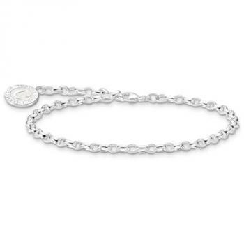Thomas Sabo Charm Bracelet for Women with White Charmista Coin