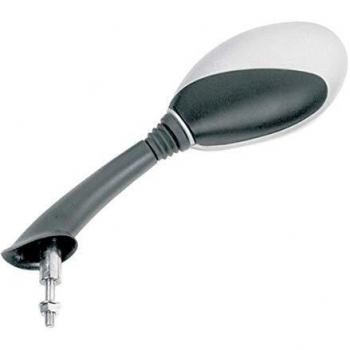 Spiegare Specchietto Hert Ovale 147x82mm, Colore Grigio/Nero, Avvitamento Destra – Piaggio