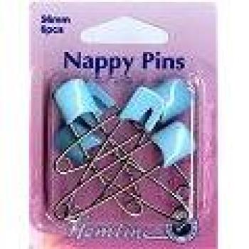 Hemline Protection Nappy Pin – Blue