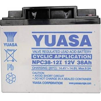Yuasa NPC38-12 Blei-Vliesakku 12V 38Ah