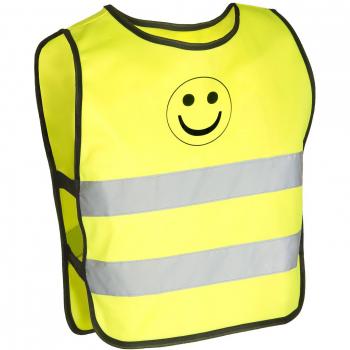 M-Wave Gilet di Sicurezza per Bambini Smiley Taglia XXS-XS