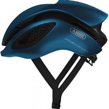 Casco Bici Abus Game Changer Aerodinamico Blu Cromo Taglia L