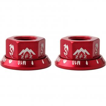 MUQZI 2pcs Aluminum Alloy Bicycle Hub Nut Flange