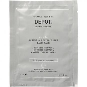 Mascarilla Facial Depot 806 con Ácido Hialurónico – 12 hojas de 13 ml