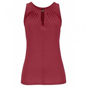 LASCANA elegantes Tanktop Damen in Kaminrot