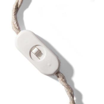 Interrupteur unipolaire avec curseur, disjoncteur – Design d’Achille Castiglioni, blanc