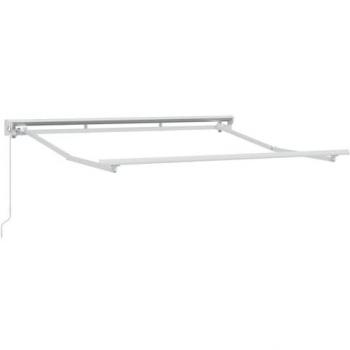 Aluminium & Steel 2.5 × 2 m Semi‑Cassette Awning Frame