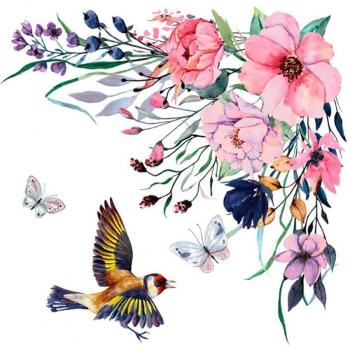 Blumen Wandsticker