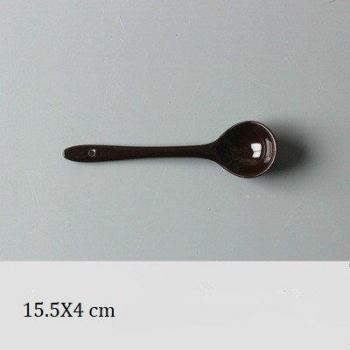Vibrant Ceramic Restaurant Spoons