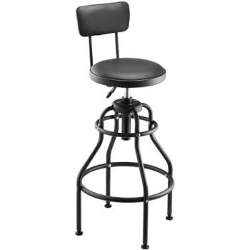 Tabouret d'Atelier Réglable avec Dossier