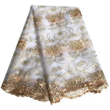 Robe tissée en dentelle africain