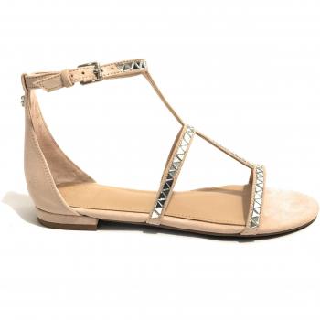 Rosa Blush Sandalo Donna RAIVENI Scamosciato
