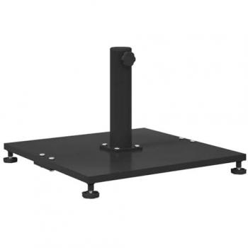 Fundamenta Base Ombrelli Esterna Nera 45x45x31 cm Acciaio