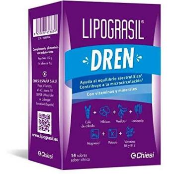 Zambon Lipograsil Draining Citrus Flavor 14 Sachets