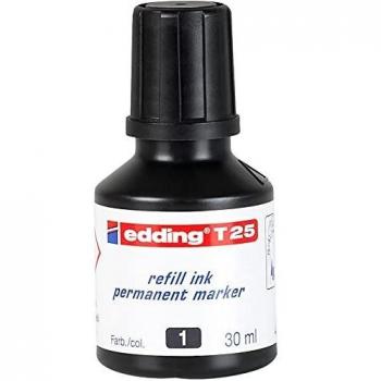 Tinta Edding T 25 30ml permanente indeleble para rellenar