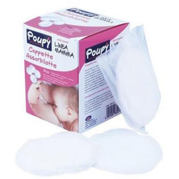 Bustine Da 2 Pezzi Coppette Assorbilatte Poupy 30 Pz