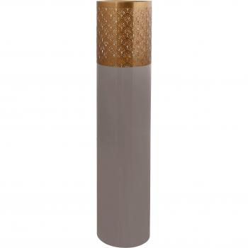 Céramique Circulaire Luxe 121 cm Gris & Doré