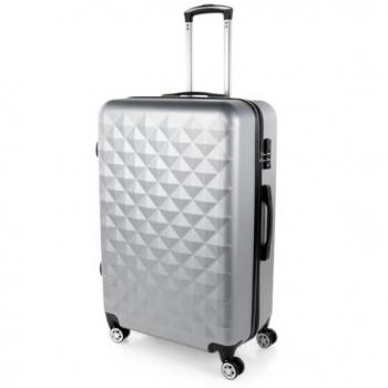 771770-02 Maleta grande Diamond plateado