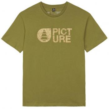 Basement Picture Tee – Khaki Grün, L