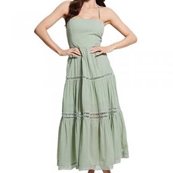 Día de Gala con Vestido Guess Safa Verde