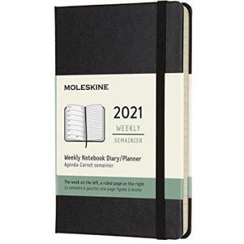 Settimana in Moleskine 12 Mesi – Coperta Morbida, Dimensioni Pocket