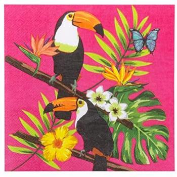 Set Tovaglioli Tropici Tucano 20 x 33x33