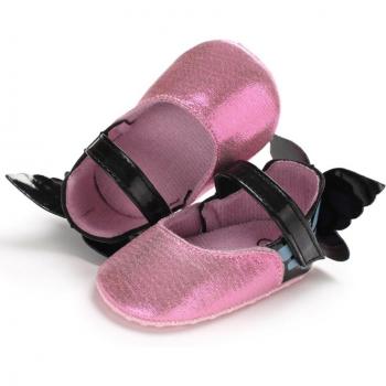 Toddler Butterfly Soft Sole First Walk Shoes for Girls