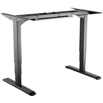 Equip ERGO Elektrisches-Sitz-Steh-Tischgestell, Doppelmotor, Schwarz