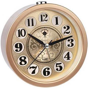 Ayybboo Réveil à Piles Quartz Analogique Alarme avec Veilleuse