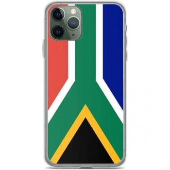 Multi‑Color South African Flag Phone Case – Silicone, Vertical Style