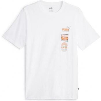 Puma Men's White Short Sleeve T-Shirt