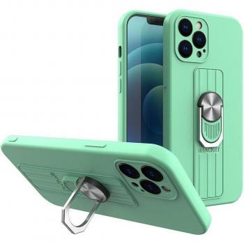 Ring Case Verde Menta per Samsung Galaxy A72 4G – Custodia con Supporto