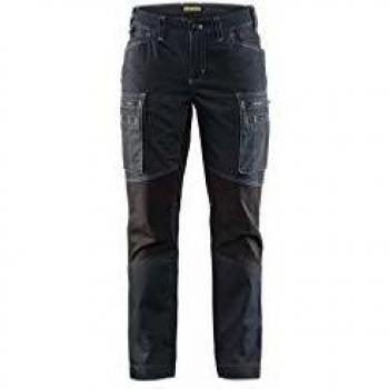 Pantalon de travail femme Blaklader stretch bleu marine/noir C30