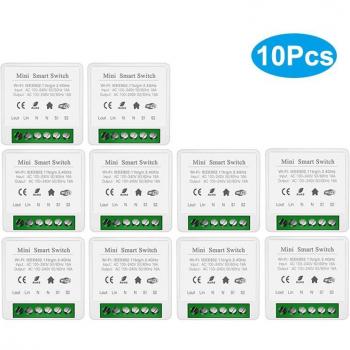 Interruptor de Luz WiFi 16A con Control de Voz y Compatibilidad con Smart Life
