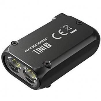 Nitecore TINI 2 Black USB-C Rechargeable Keychain Flashlight
