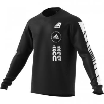 Adidas Moto Performance Trainingsshirt Herren schwarz/weiß, M